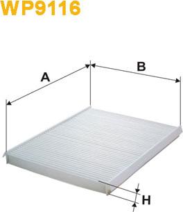 WIX Filters WP9116 - Filter, Innenraumluft alexcarstop-ersatzteile.com