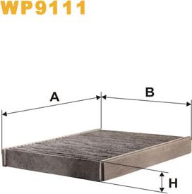 WIX Filters WP9111 - Filter, Innenraumluft alexcarstop-ersatzteile.com