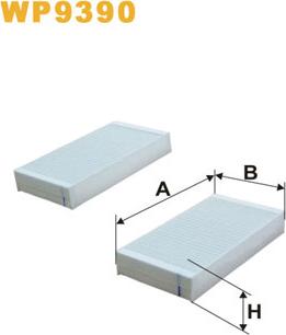 WIX Filters WP9390 - Filter, Innenraumluft alexcarstop-ersatzteile.com