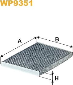 WIX Filters WP9351 - Filter, Innenraumluft alexcarstop-ersatzteile.com