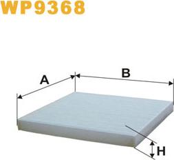 WIX Filters WP9368 - Filter, Innenraumluft alexcarstop-ersatzteile.com