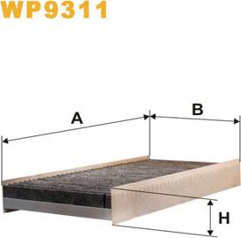 WIX Filters WP9311 - Filter, Innenraumluft alexcarstop-ersatzteile.com