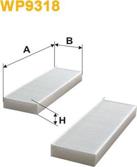 WIX Filters WP9318 - Filter, Innenraumluft alexcarstop-ersatzteile.com