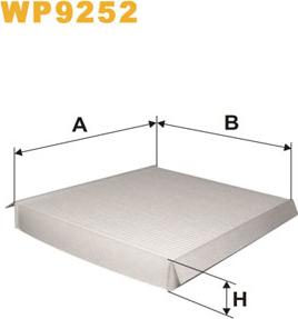 WIX Filters WP9252 - Filter, Innenraumluft alexcarstop-ersatzteile.com