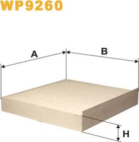 WIX Filters WP9260 - Filter, Innenraumluft alexcarstop-ersatzteile.com