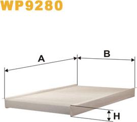 WIX Filters WP9280 - Filter, Innenraumluft alexcarstop-ersatzteile.com