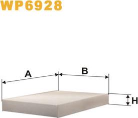 WIX Filters WP6928 - Filter, Innenraumluft alexcarstop-ersatzteile.com