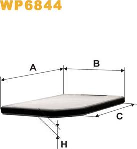 WIX Filters WP6844 - Filter, Innenraumluft alexcarstop-ersatzteile.com