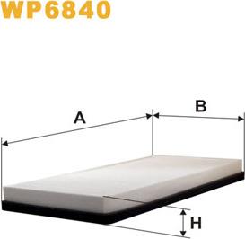 WIX Filters WP6840 - Filter, Innenraumluft alexcarstop-ersatzteile.com