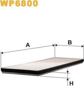 WIX Filters WP6800 - Filter, Innenraumluft alexcarstop-ersatzteile.com