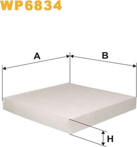 WIX Filters WP6834 - Filter, Innenraumluft alexcarstop-ersatzteile.com