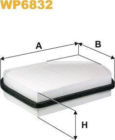 WIX Filters WP6832 - Filter, Innenraumluft alexcarstop-ersatzteile.com