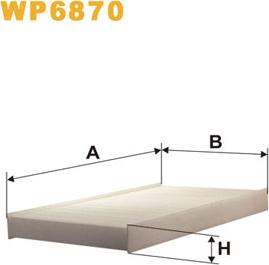 WIX Filters WP6870 - Filter, Innenraumluft alexcarstop-ersatzteile.com