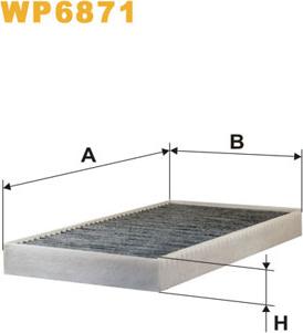 WIX Filters WP6871 - Filter, Innenraumluft alexcarstop-ersatzteile.com