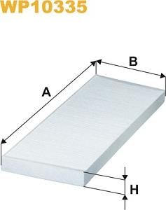 WIX Filters WP10335 - Filter, Innenraumluft alexcarstop-ersatzteile.com