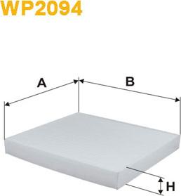 WIX Filters WP2094 - Filter, Innenraumluft alexcarstop-ersatzteile.com