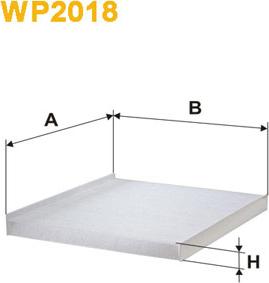 WIX Filters WP2018 - Filter, Innenraumluft alexcarstop-ersatzteile.com