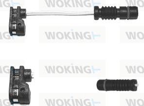 Woking 001059 - Warnkontakt, Bremsbelagverschleiß alexcarstop-ersatzteile.com