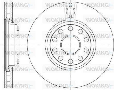 Woking D6479.10 - Bremsscheibe alexcarstop-ersatzteile.com