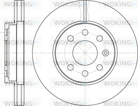 Woking D6573.10 - Bremsscheibe alexcarstop-ersatzteile.com