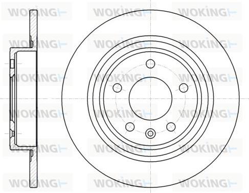 Woking D61315.00 - Bremsscheibe alexcarstop-ersatzteile.com