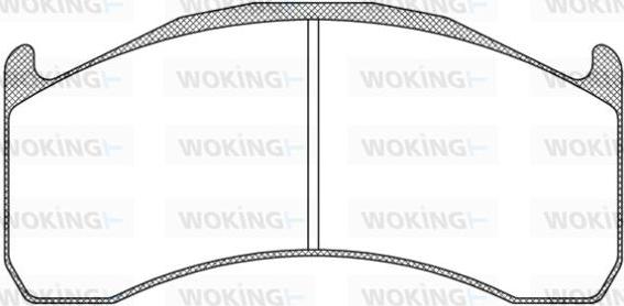 Woking JSA 11723.10 - Bremsbelagsatz, Scheibenbremse alexcarstop-ersatzteile.com