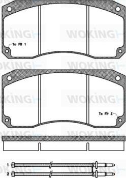 ABEX G6328 - Bremsbelagsatz, Scheibenbremse alexcarstop-ersatzteile.com