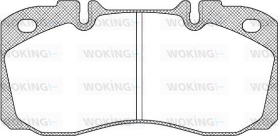 Woking JSA 7403.00 - Bremsbelagsatz, Scheibenbremse alexcarstop-ersatzteile.com