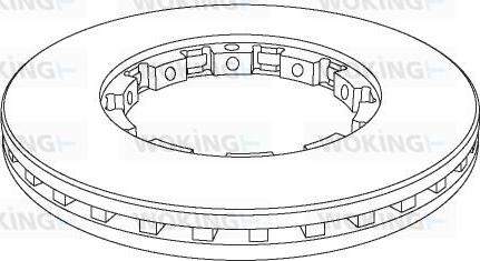 Woking NSA1143.20 - Bremsscheibe alexcarstop-ersatzteile.com