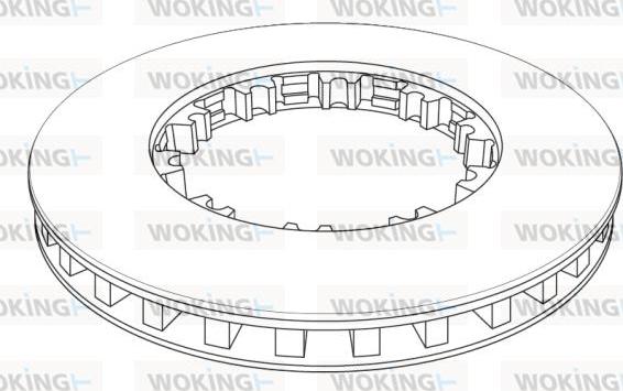 Woking NSA1143.21 - Bremsscheibe alexcarstop-ersatzteile.com