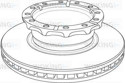 Truckfrenos TF.28.25.1000 - Bremsscheibe alexcarstop-ersatzteile.com