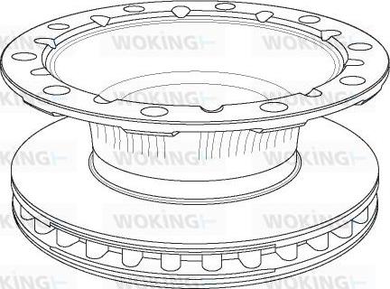 Woking NSA1170.20 - Bremsscheibe alexcarstop-ersatzteile.com