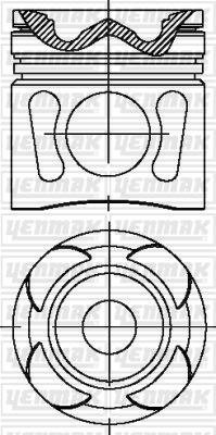 Yenmak 31-03567-000 - Kolben alexcarstop-ersatzteile.com