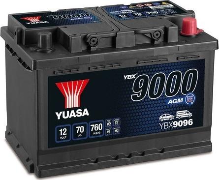 Yuasa YBX9096 - Starterbatterie alexcarstop-ersatzteile.com