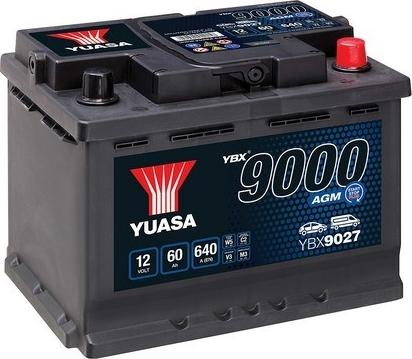 Yuasa YBX9027 - Starterbatterie alexcarstop-ersatzteile.com