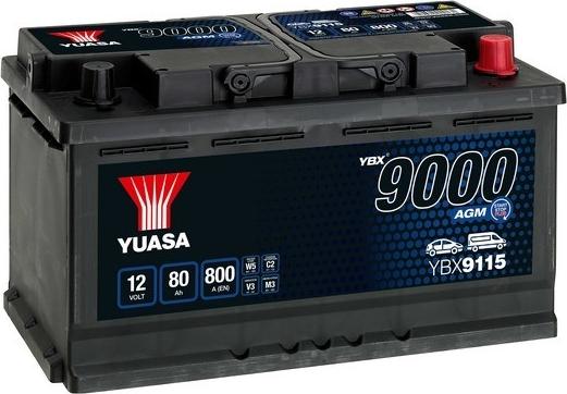 Yuasa YBX9115 - Starterbatterie alexcarstop-ersatzteile.com