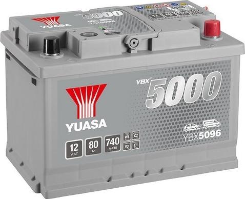 Yuasa YBX5096 - Starterbatterie alexcarstop-ersatzteile.com