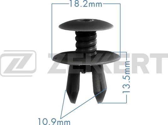 Zekkert BE-1035 - Clip, Zier / Schutzleiste alexcarstop-ersatzteile.com