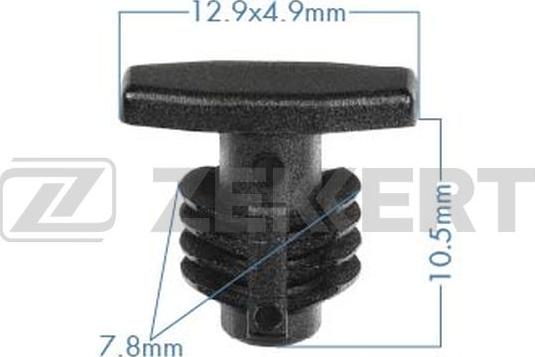 Zekkert BE-3522 - Clip, Zier / Schutzleiste alexcarstop-ersatzteile.com