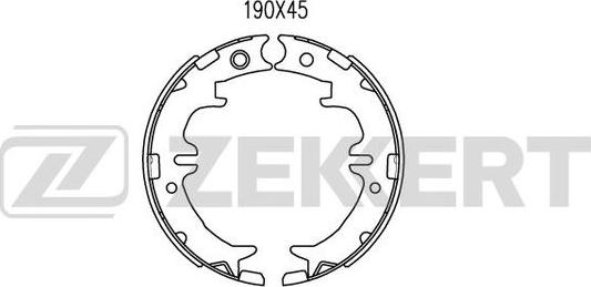 Zekkert BK-4046 - Bremsbackensatz alexcarstop-ersatzteile.com