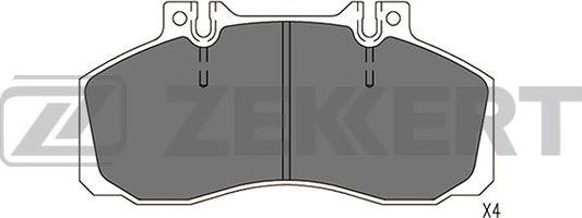 Zekkert BS-2070 - Bremsbelagsatz, Scheibenbremse alexcarstop-ersatzteile.com