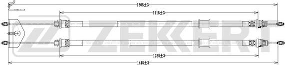 Zekkert BZ-1108 - Seilzug, Feststellbremse alexcarstop-ersatzteile.com