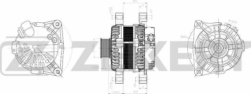 Zekkert GE-1001 - Generator alexcarstop-ersatzteile.com