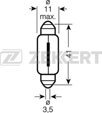 Zekkert LP-1058 - Glühlampe, Innenraumleuchte alexcarstop-ersatzteile.com