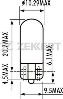 Zekkert LP-1065 - Glühlampe, Blinkleuchte alexcarstop-ersatzteile.com