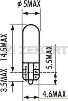 Zekkert LP-1080 - Glühlampe, Instrumentenbeleuchtung alexcarstop-ersatzteile.com