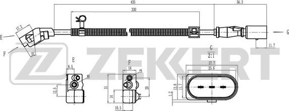 Zekkert SE-4050 - Impulsgeber, Kurbelwelle alexcarstop-ersatzteile.com