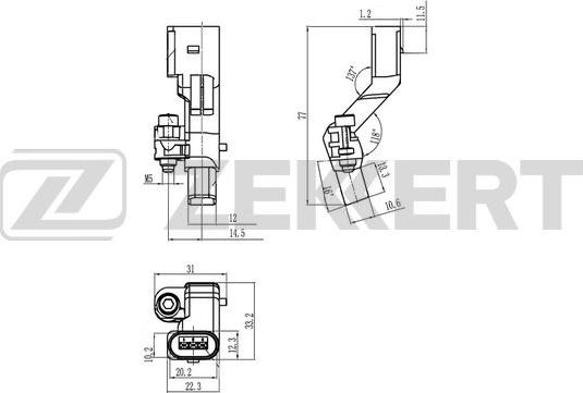 Zekkert SE-4085 - Impulsgeber, Kurbelwelle alexcarstop-ersatzteile.com