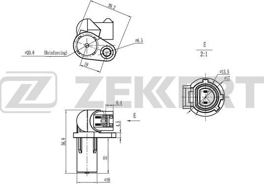 Zekkert SE-4074 - Impulsgeber, Kurbelwelle alexcarstop-ersatzteile.com