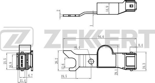 Zekkert SE-5058 - Sensor, Nockenwellenposition alexcarstop-ersatzteile.com